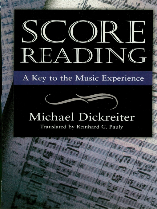 Title details for Score Reading by Michael Dickreiter - Available